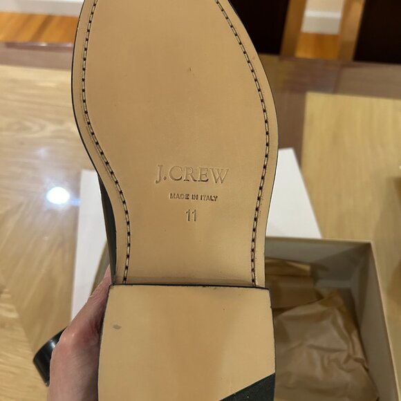 NWB J. Crew Gifford Plain-front Leather Oxfords Made in Italy main image 8